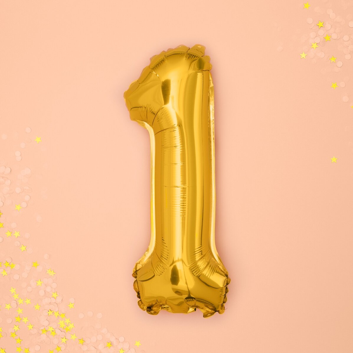 Balony – złote cyfry 35 cm