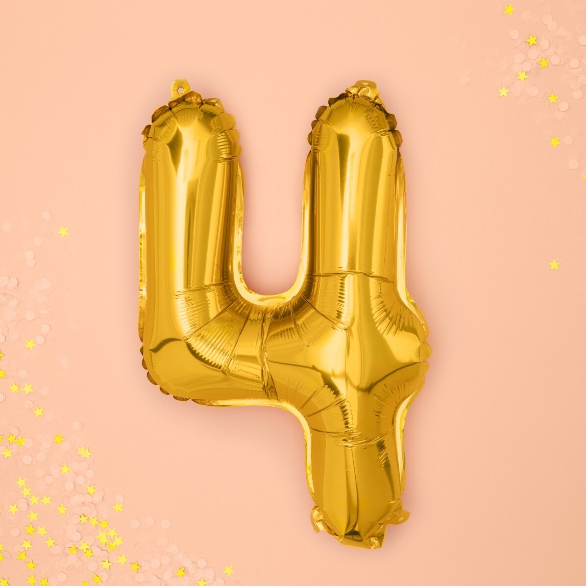 Balony – złote cyfry 35 cm