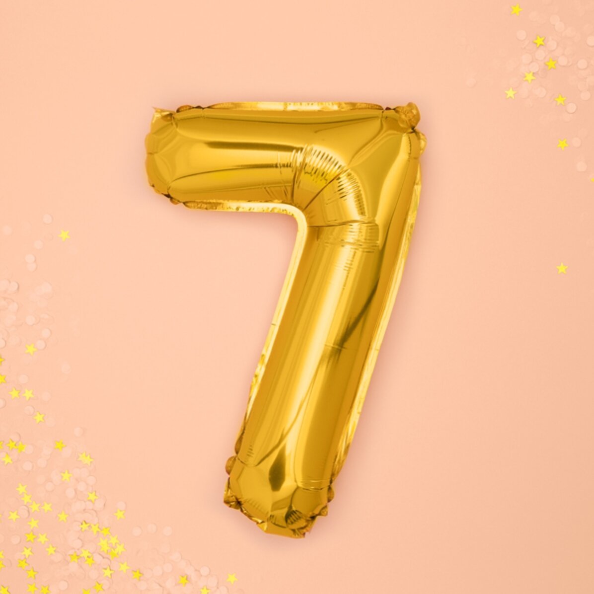 Balony – złote cyfry 35 cm