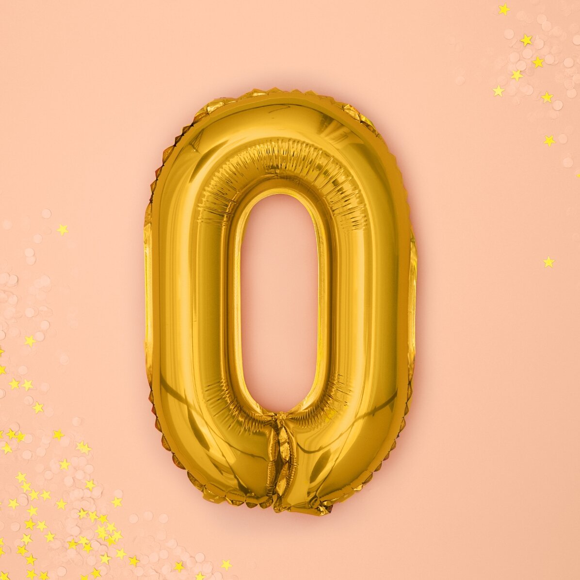 Balony – złote cyfry 35 cm