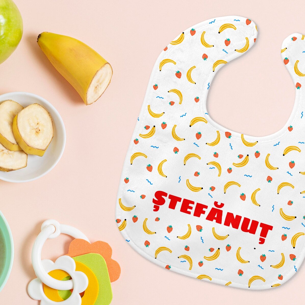 Spodniek dla niemowląt z imieniem – Banana