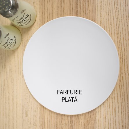 Personalised plate with text - Gingerbread