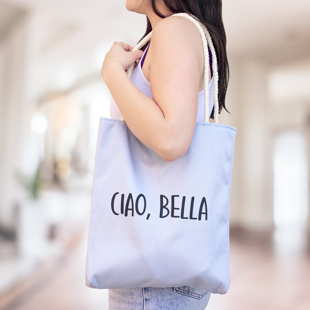 Spodnie z nadrukiem – Ciao, bella