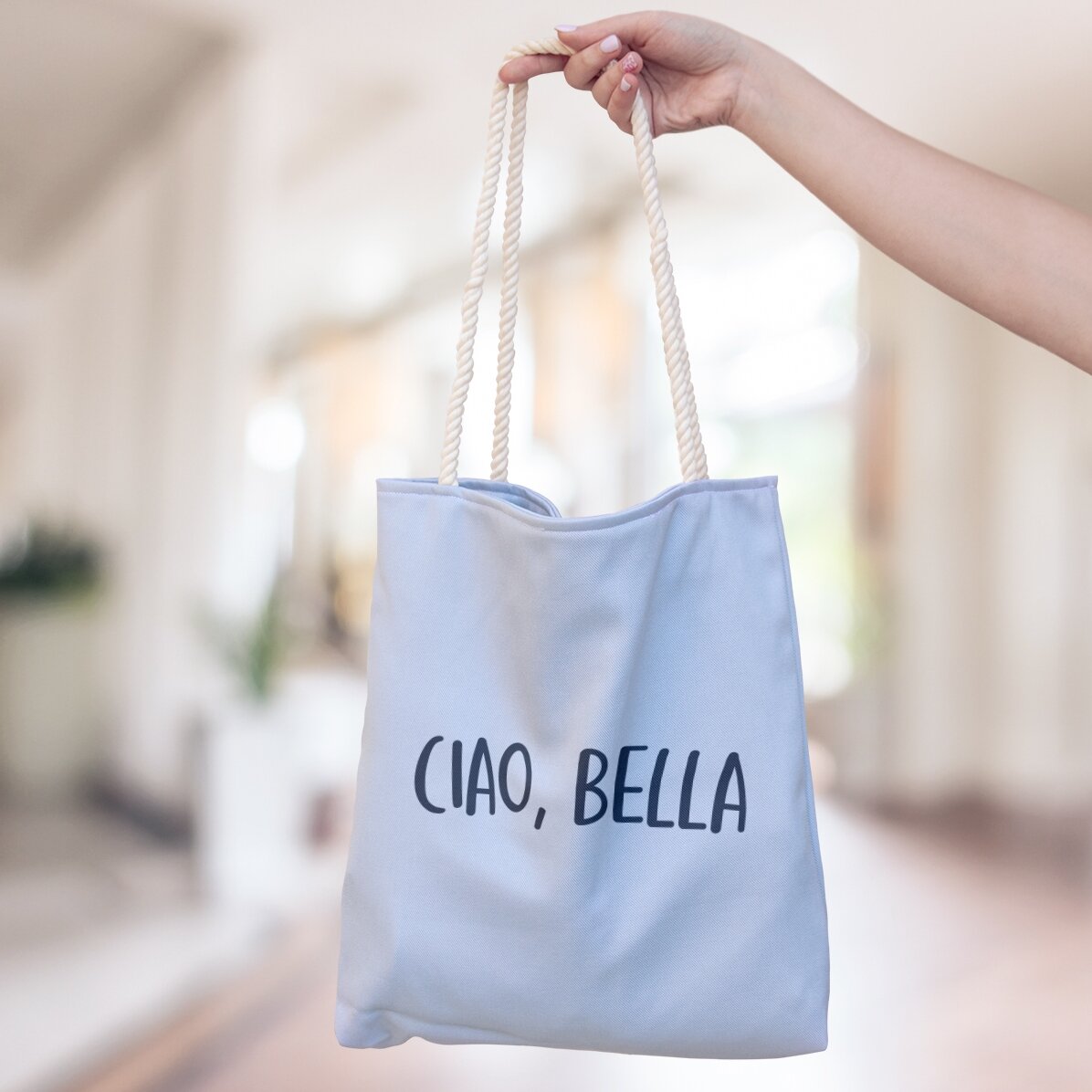 Spodnie z nadrukiem – Ciao, bella