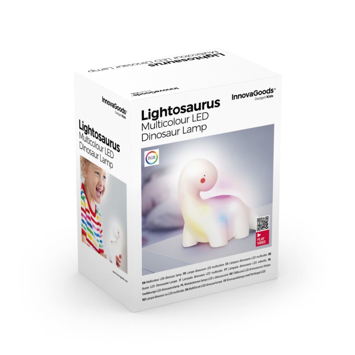 Lampa LED – model Dinozaur