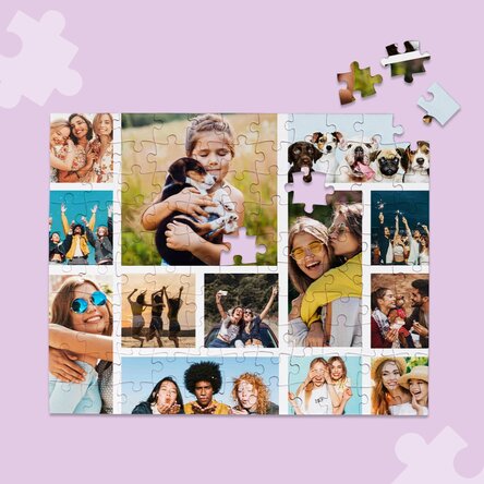 Personalised puzzle with 13 photos, 24x19 cm