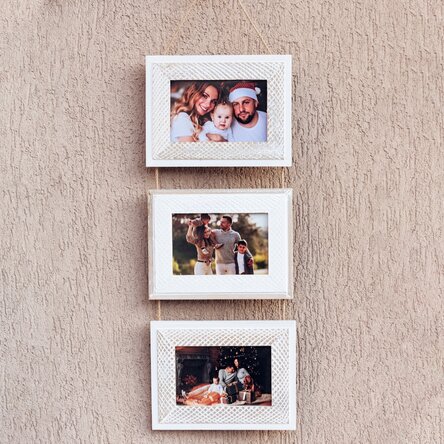 Photo frame with 3 pictures 10x15 cm