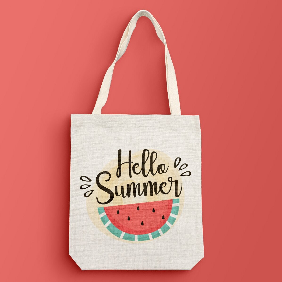 Personalised bag - Hello, summer