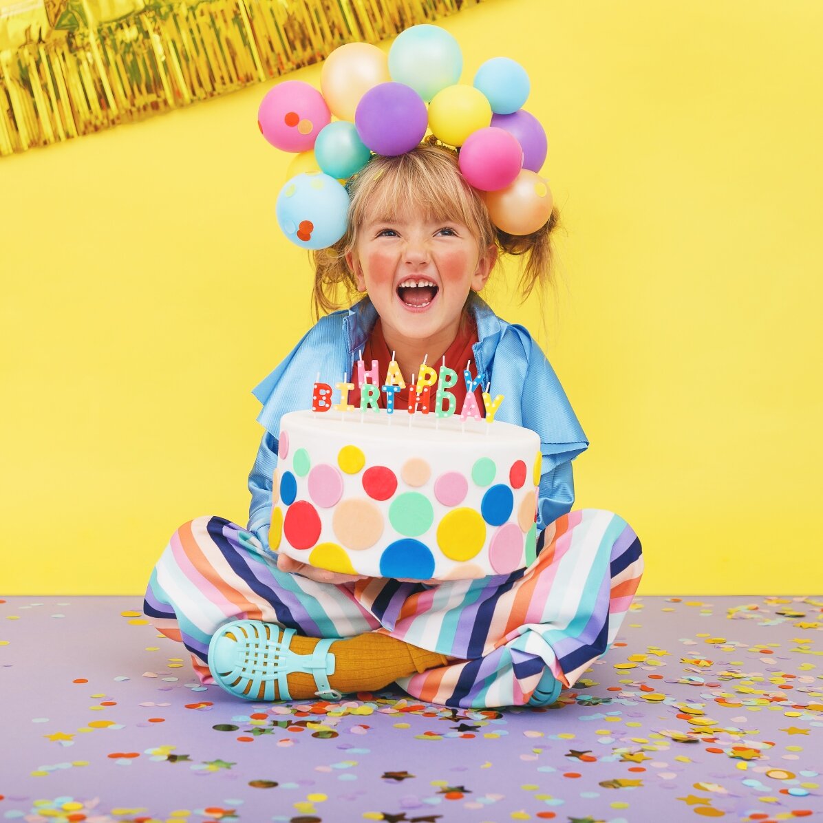 Świeczki do tortu – zestaw „Happy Birthday”