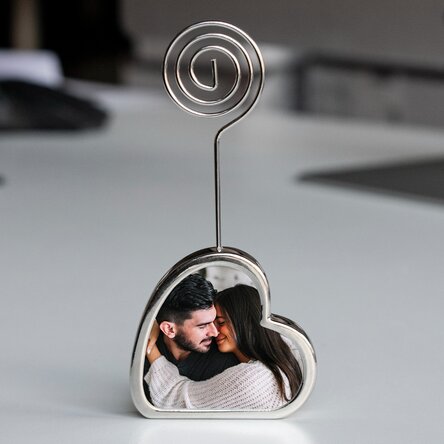 Personalised message holder with a photo and message