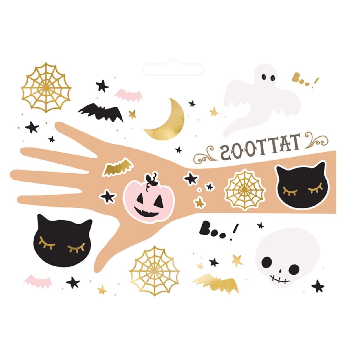 Tymczasowe tatuaże na Halloween