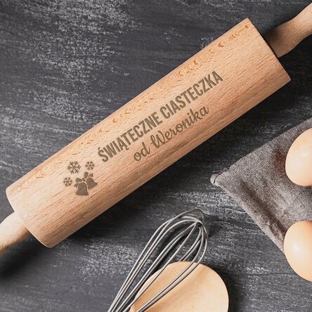 Spersonalizowana drewniana łyżka do ciasta – Cookies by...