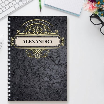 Spis z imieniem i napisem – New Beginnings