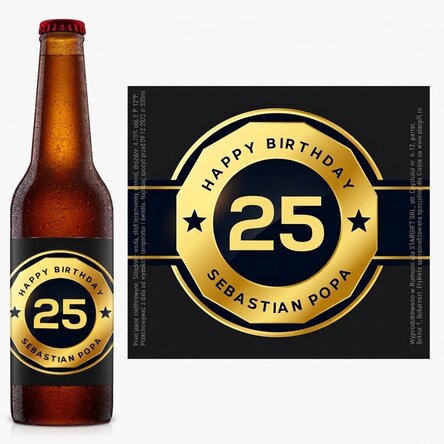 Piwo z indywidualnym nadrukiem – Birthday Beer