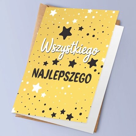 Spersonalizowana kartka z życzeniami – Wszystkiego najlepszego z okazji urodzin
