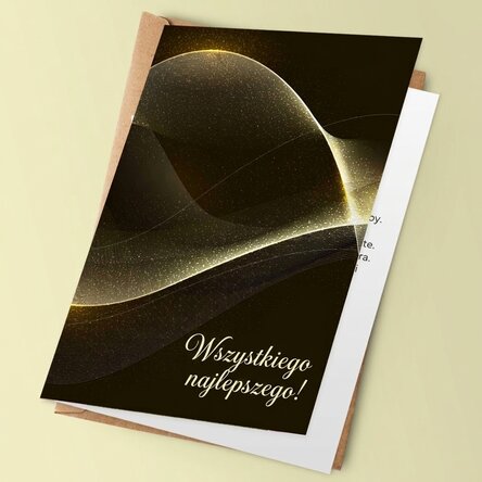 Spersonalizowana kartka z napisem – Wszystkiego najlepszego z okazji urodzin!