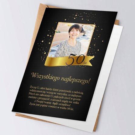 Spersonalizowana kartka z życzeniami ze zdjęciem i wiadomością – It's your birthday