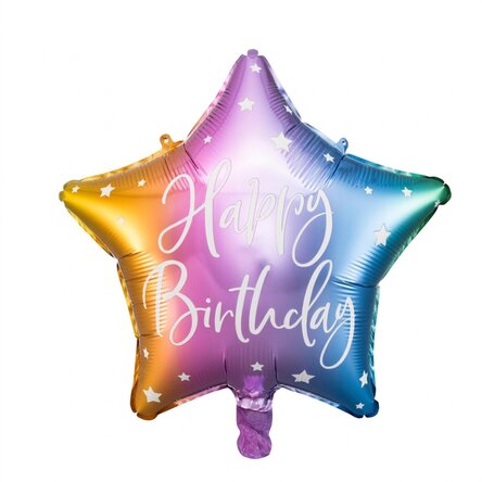 Balloon - Happy Birthday star mix
