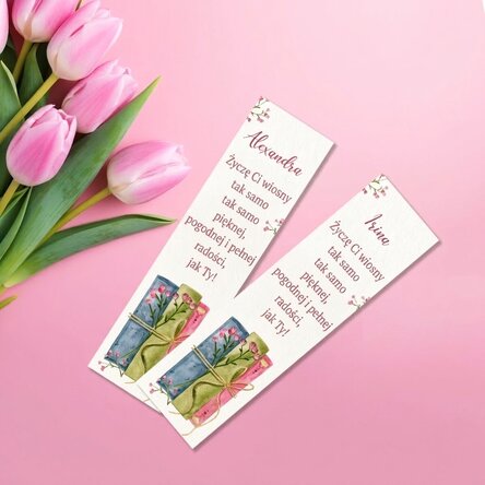 Spersonalizowana zakładka z napisem – Spring