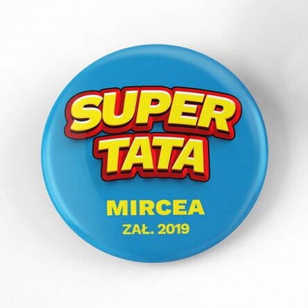 Spersonalizowana plakietka z napisem – Super Tata
