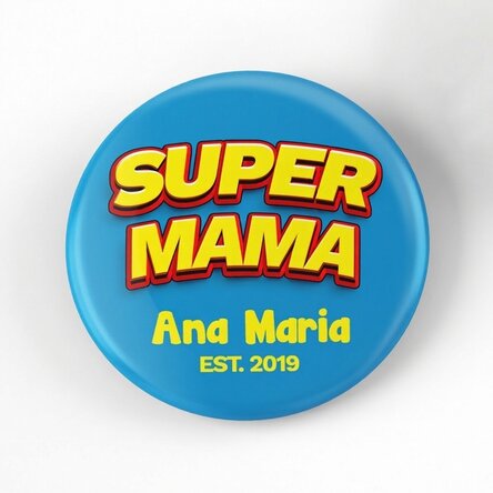 Spersonalizowana plakietka z napisem – Super Mama