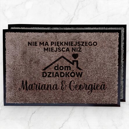 Spersonalizowana wycieraczka z napisem – Dom dziadków