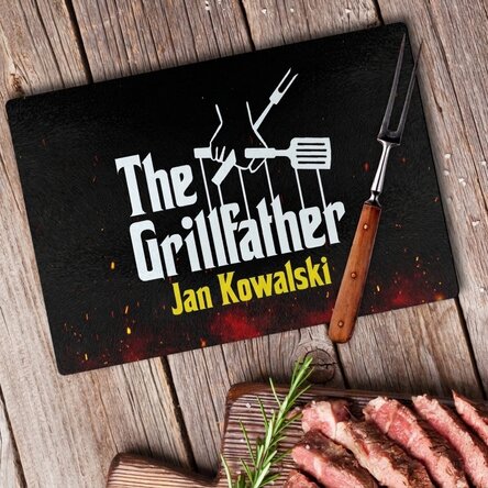 Spersonalizowany rozbijacz do szkła z napisem – The Grillfather