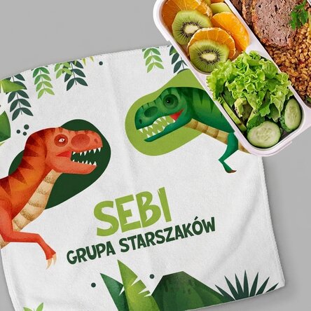 Ręcznik z nadrukiem – Dinozaur T-Rex
