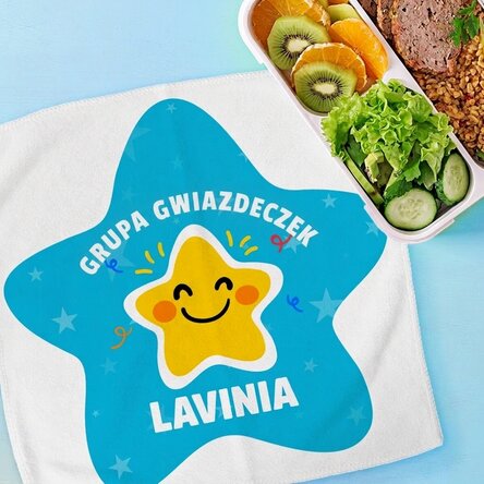 Ręcznik z indywidualnym napisem – Gwiazdki