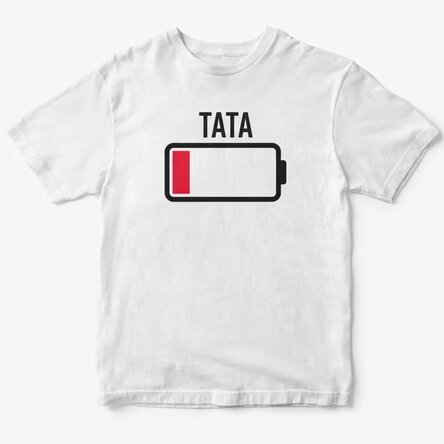Koszulka z indywidualnym nadrukiem – „Low battery”