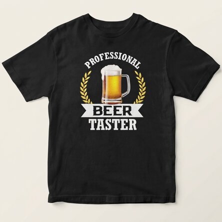 Koszulka bawełniana z nadrukiem – Degustator piwa