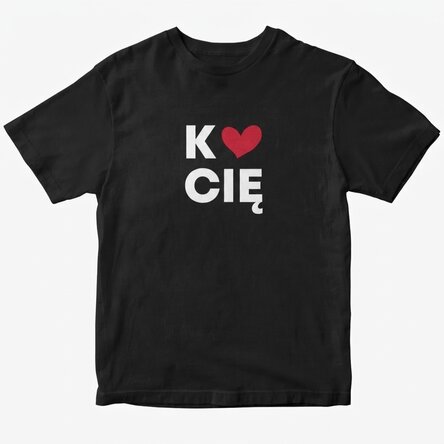 Koszulka bawełniana z nadrukiem – I love...