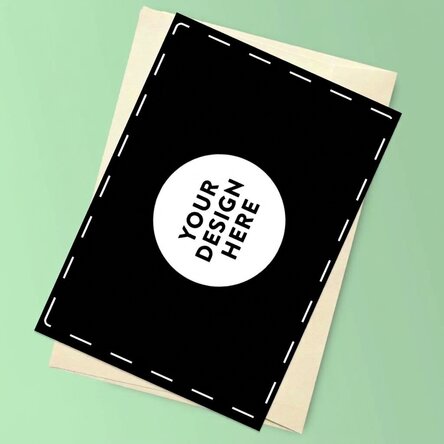Spersonalizowana kartka z życzeniami z magnesem z Twoim własnym motywem graficznym