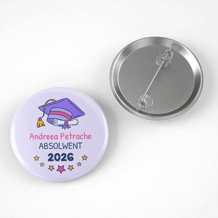 Spersonalizowana plakietka z napisem z okazji ukończenia szkoły dla dzieci