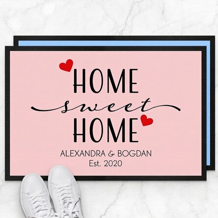 Spersonalizowana wycieraczka z napisem – Home sweet home