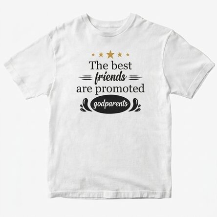 Custom cotton T-shirt with text - Promote us