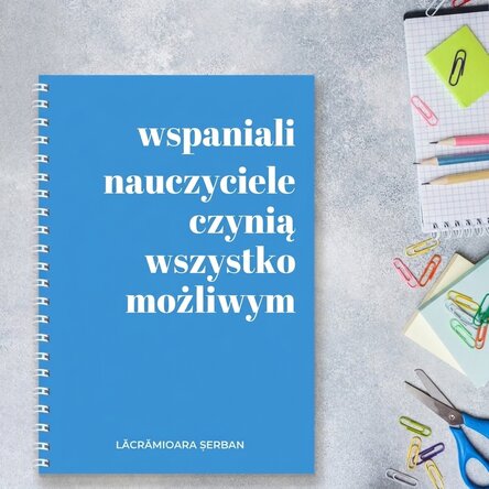 Spis z imieniem i napisem – Wybitni nauczyciele