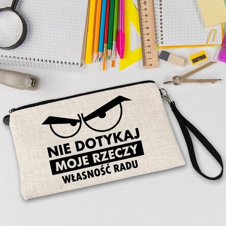 Zestaw dla dzieci z indywidualnym napisem – „Don't touch my stuff”