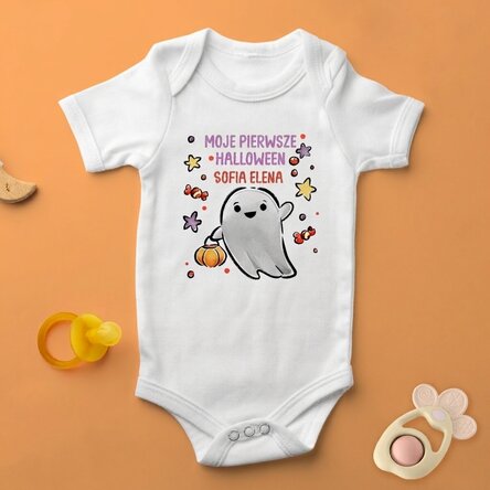 Body dla dzieci z imieniem – Pierwsze Halloween