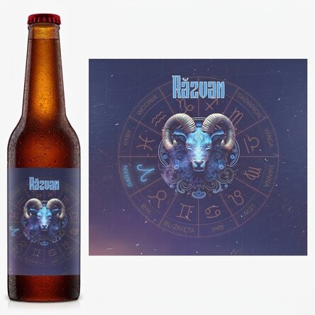 Piwo z imieniem i znakiem zodiaku – Baran