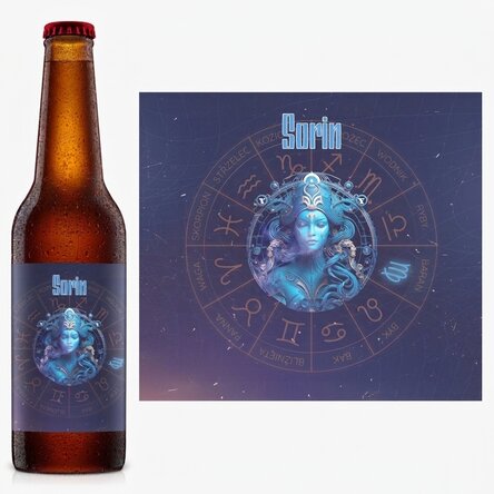 Piwo z imieniem i znakiem zodiaku – Panna