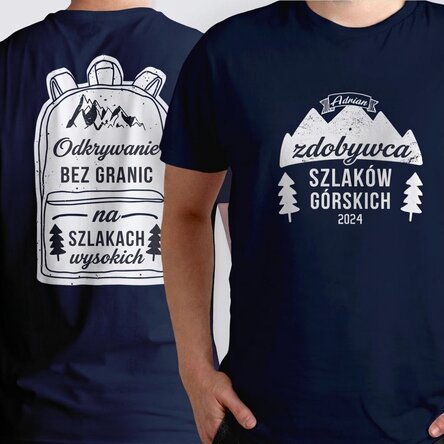 Bawełniana koszulka z nadrukiem – Adventure