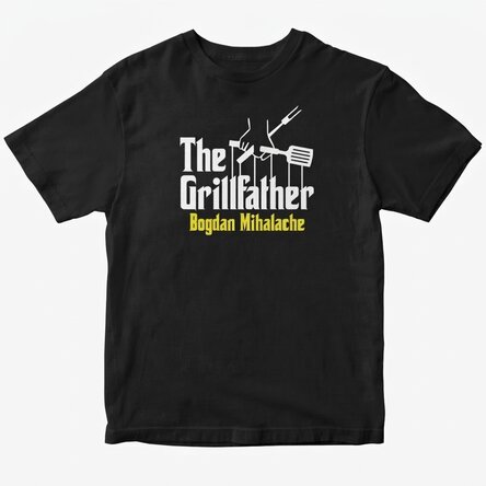 Koszulka bawełniana z nadrukiem – The grillfather