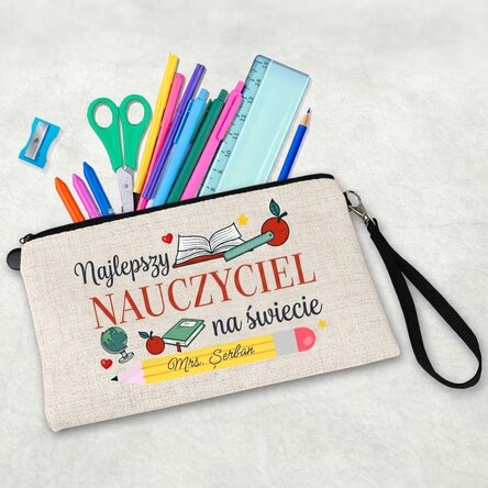 Zestaw dla nauczycieli z indywidualnym napisem – „Best Teacher Ever”