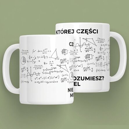Spersonalizowany kubek z napisem – Matematyka