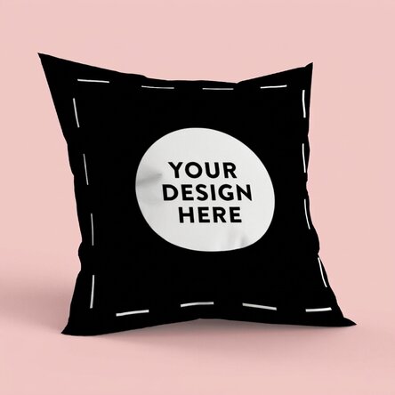 Personalised cushion with your own design - large format