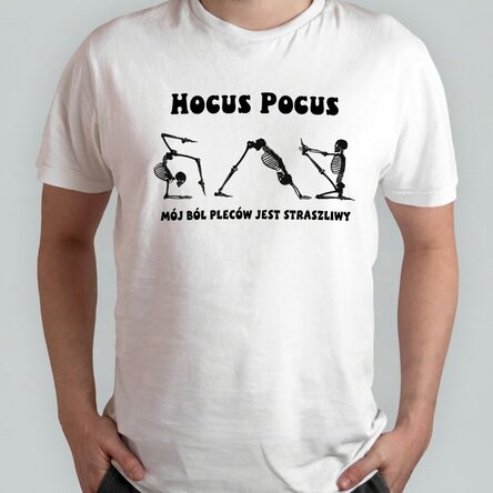 Koszulka bawełniana z nadrukiem – Hocus Pocus