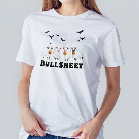 Koszulka bawełniana z nadrukiem – BullSheet