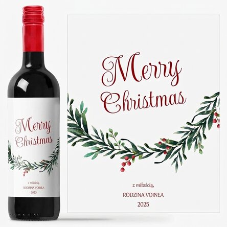 Wino z indywidualnym napisem od Caciun – Z miłością