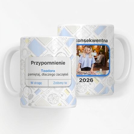Spersonalizowany kubek ze zdjęciem i napisem – Reminder